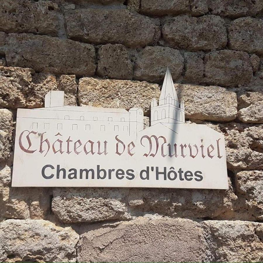 Chateau De Murviel Esterno foto
